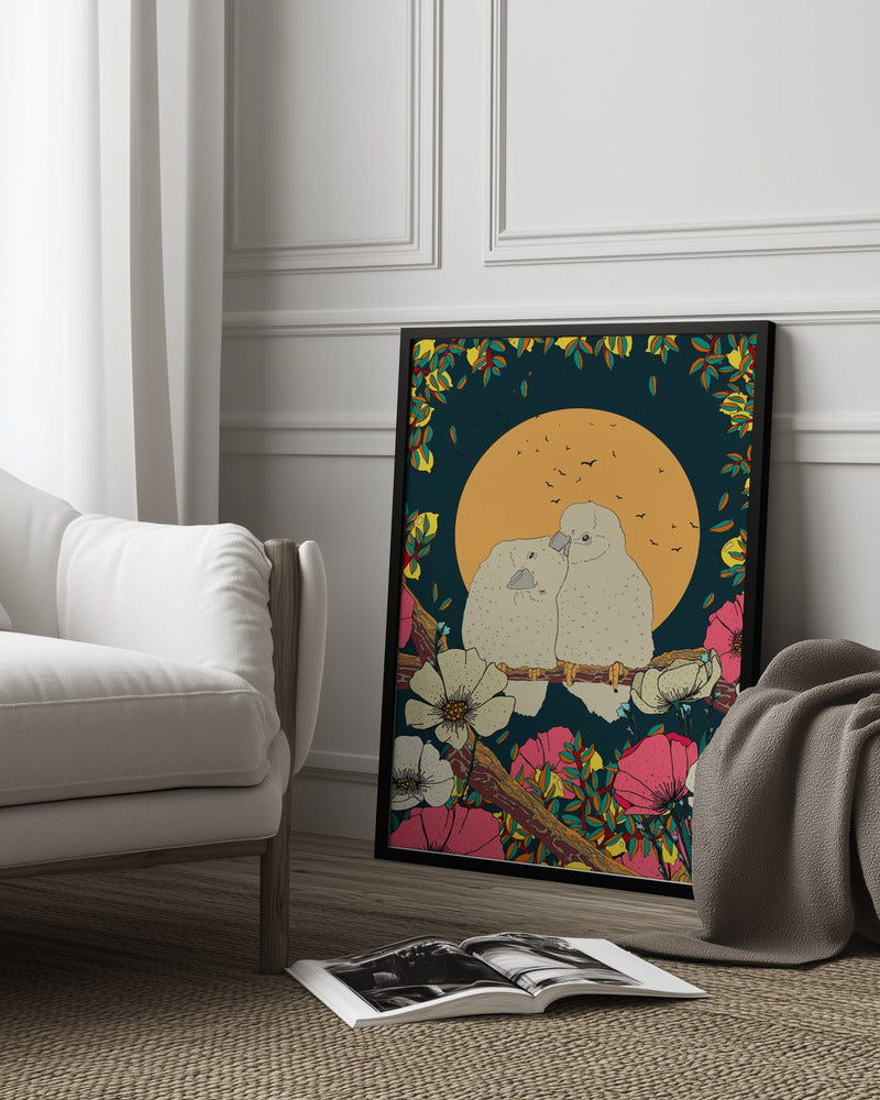 wall-art-print-canvas-poster-framed-Moonlit Nesting-10