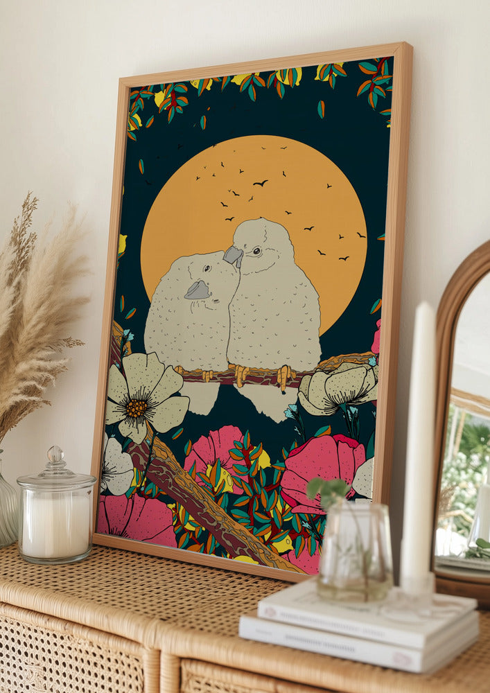 wall-art-print-canvas-poster-framed-Moonlit Nesting-11