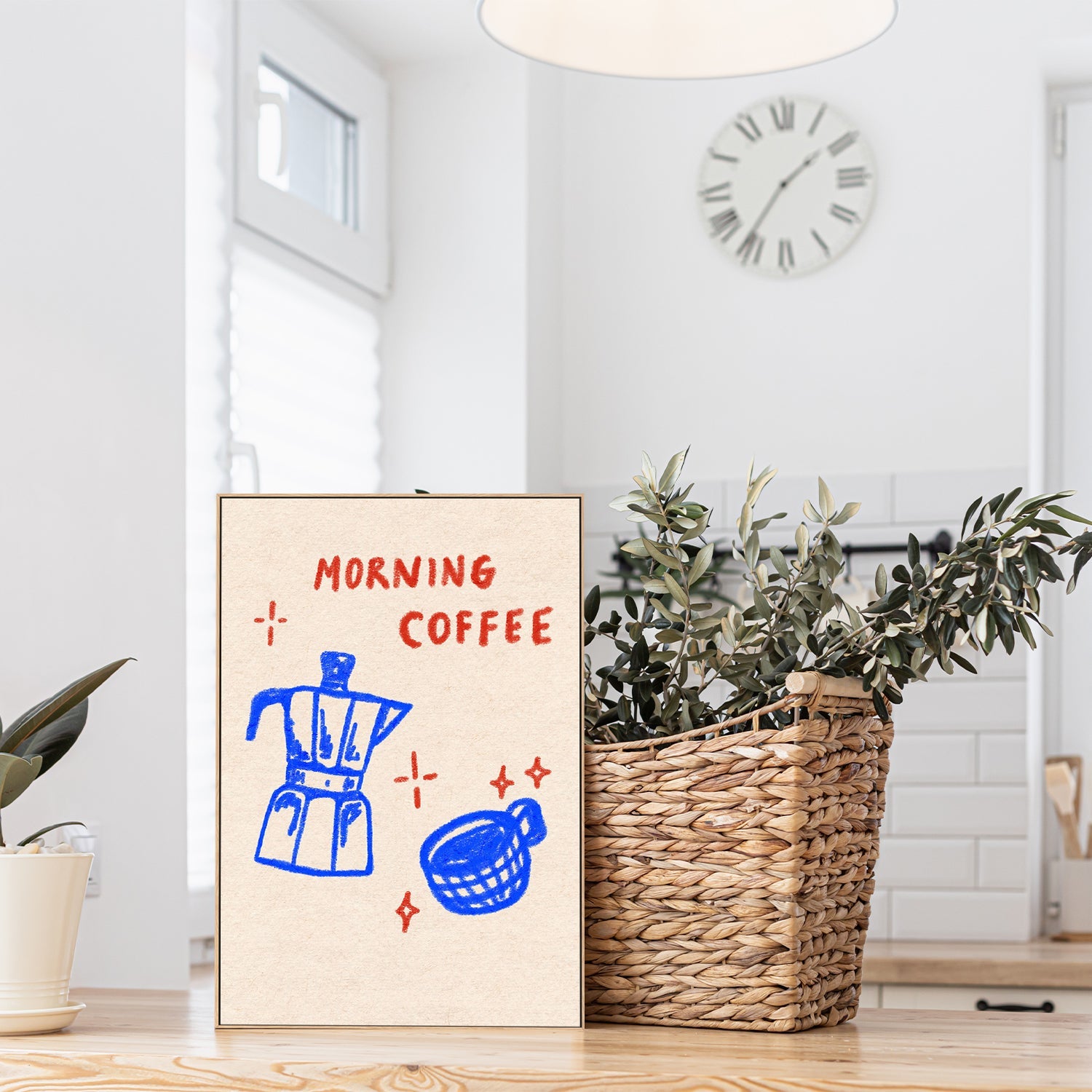 wall-art-print-canvas-poster-framed-Morning Coffee , By Kartika Paramita-7