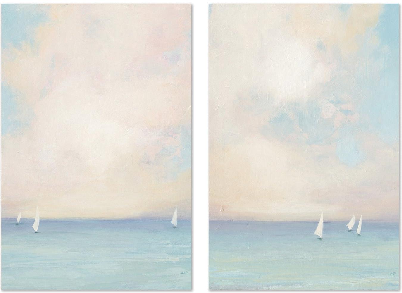 wall-art-print-canvas-poster-framed-Morning Sail, Set of 2-by-Julia Purinton-Gioia Wall Art
