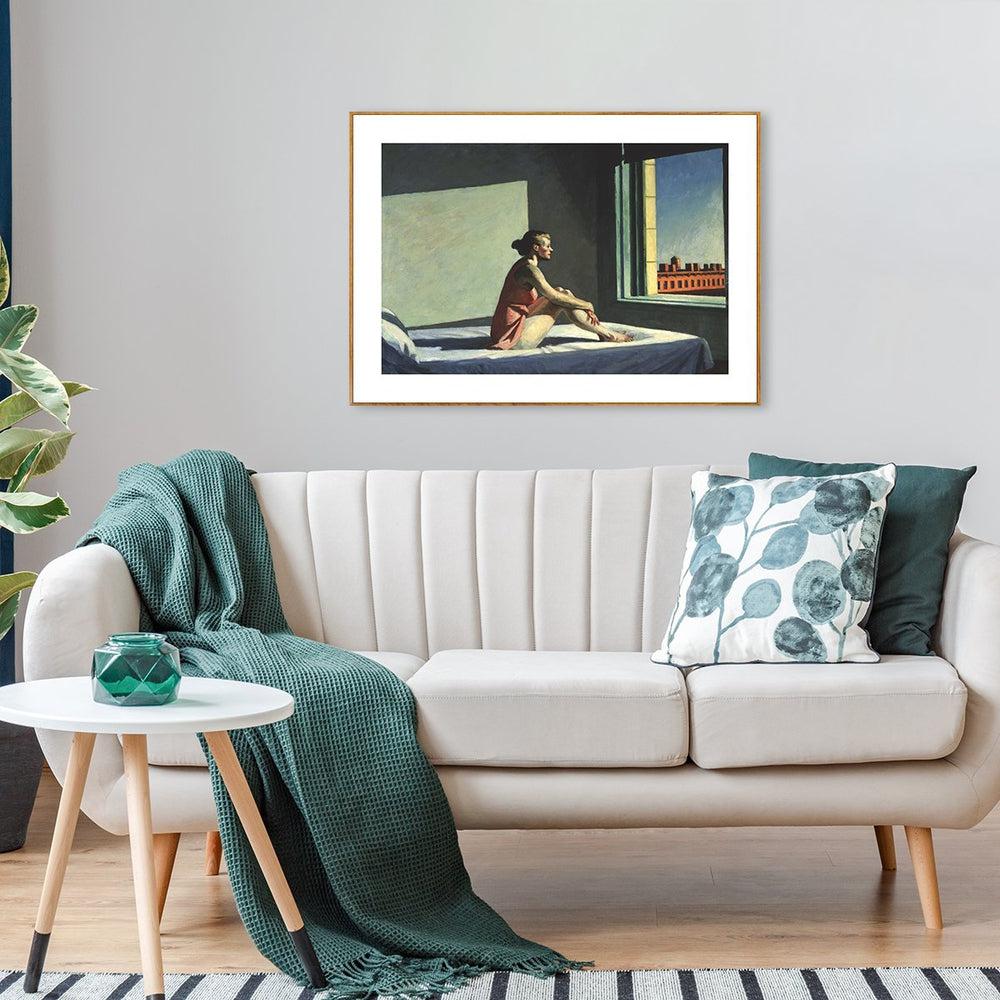 wall-art-print-canvas-poster-framed-Morning Sun, By Edward Hopper-by-Gioia Wall Art-Gioia Wall Art