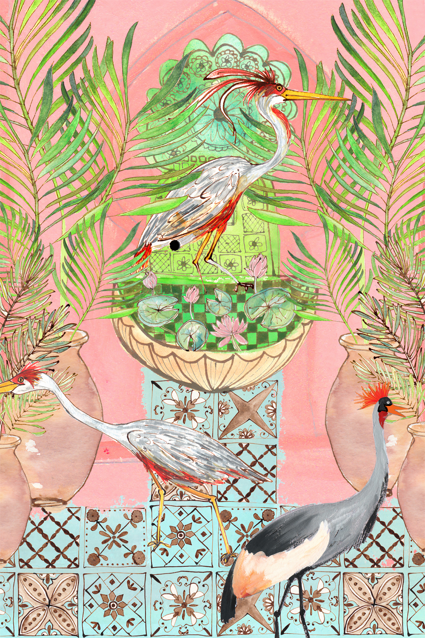 wall-art-print-canvas-poster-framed-Morroco, Style A , By Tracy Loughlin-1