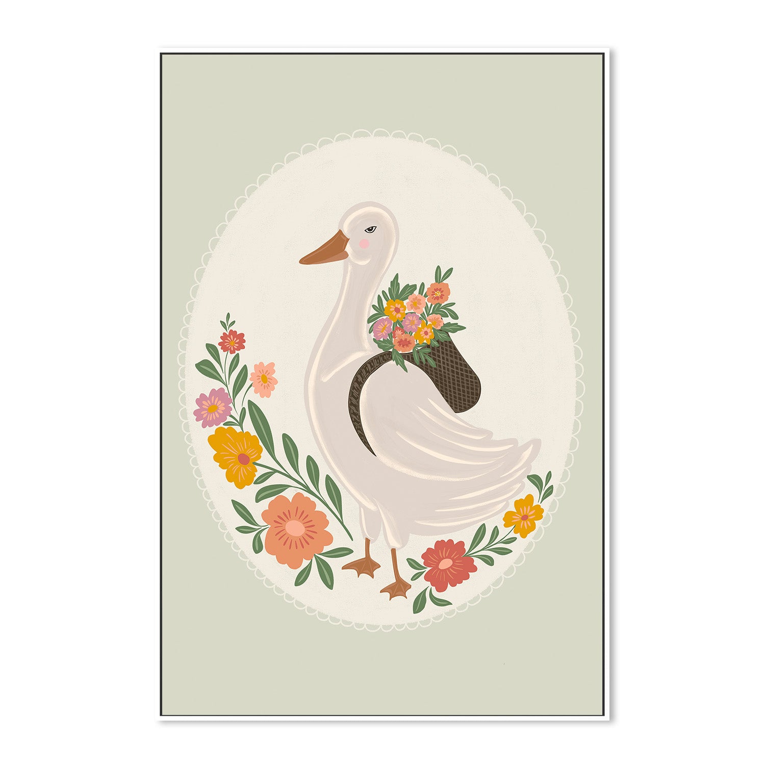 wall-art-print-canvas-poster-framed-Mother Goose , By Nikita Jariwala-5