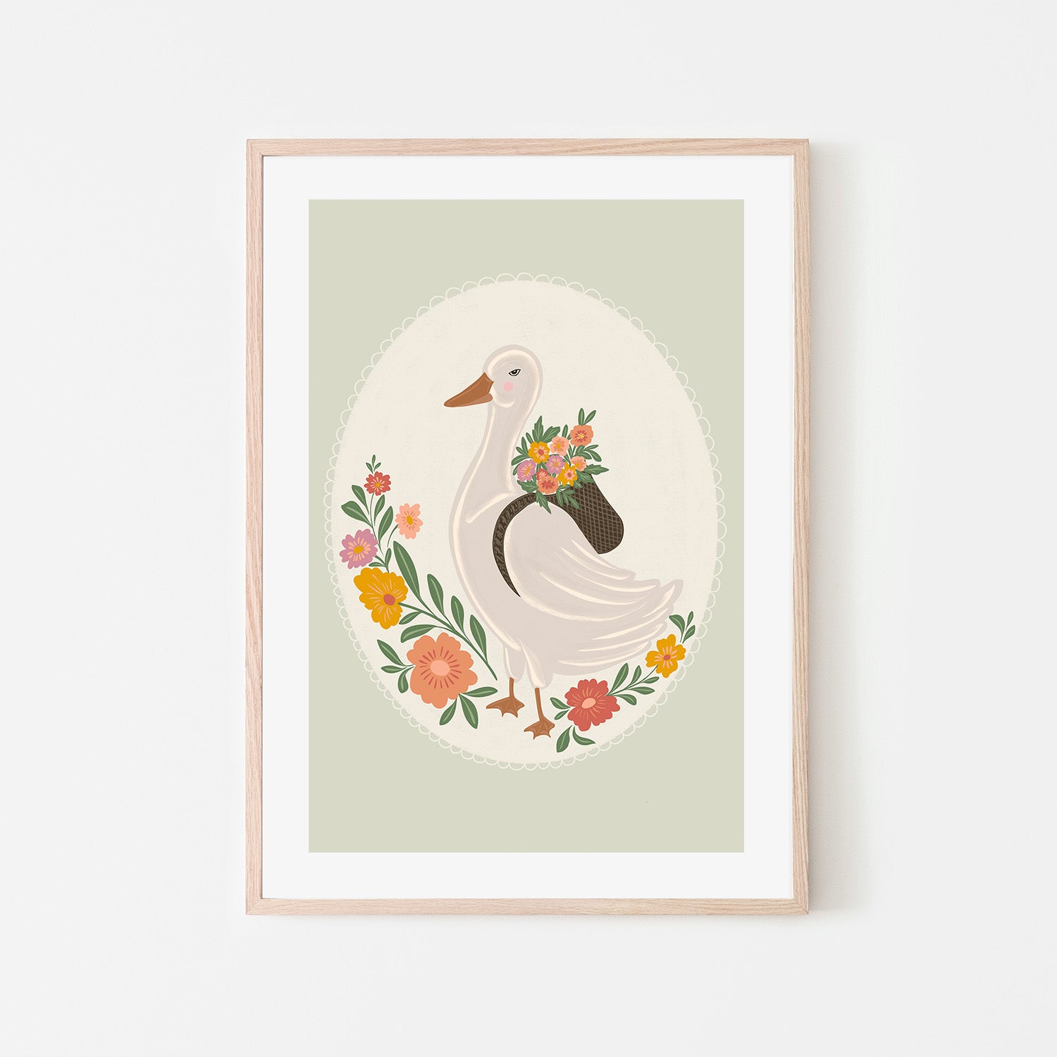 wall-art-print-canvas-poster-framed-Mother Goose , By Nikita Jariwala-6