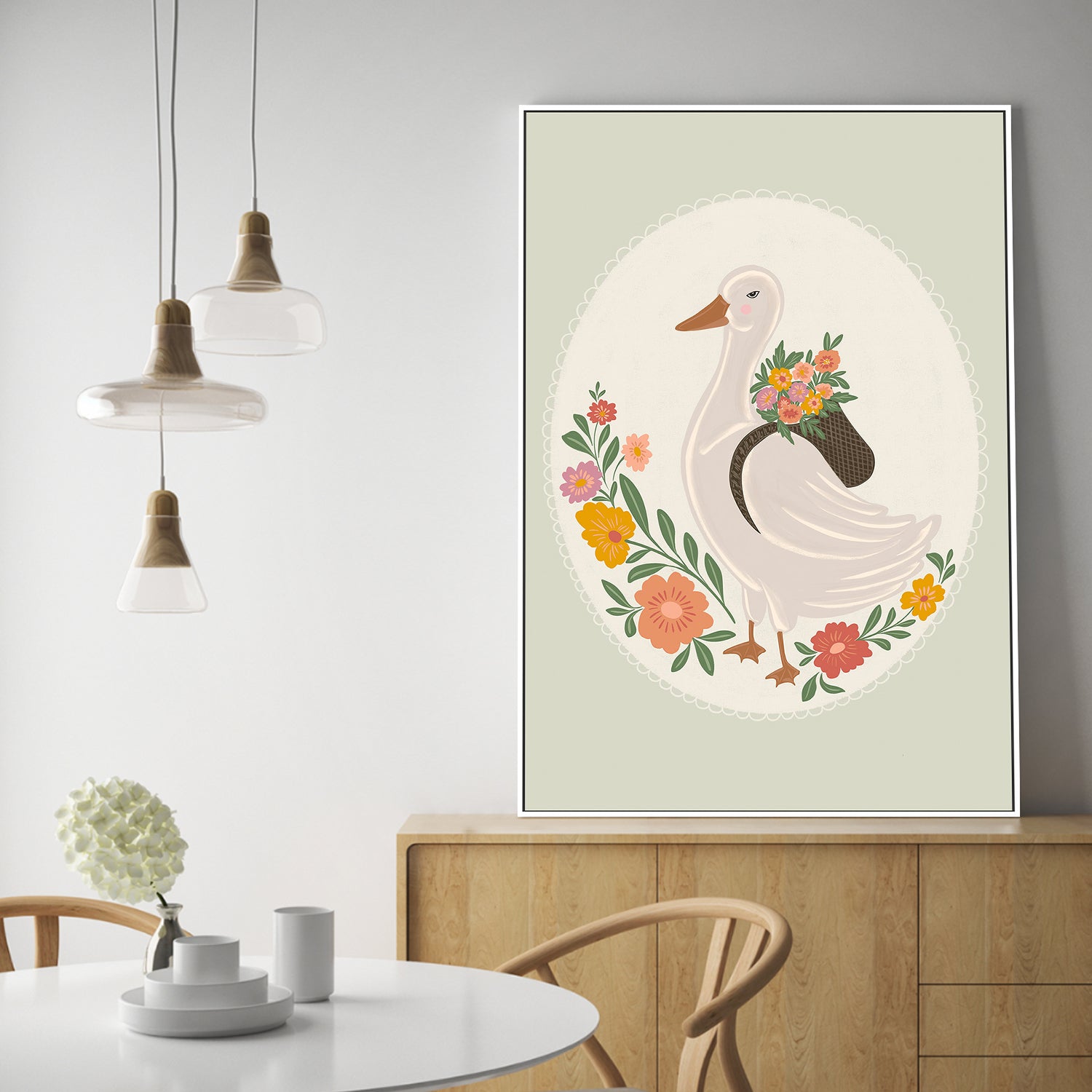 wall-art-print-canvas-poster-framed-Mother Goose , By Nikita Jariwala-7