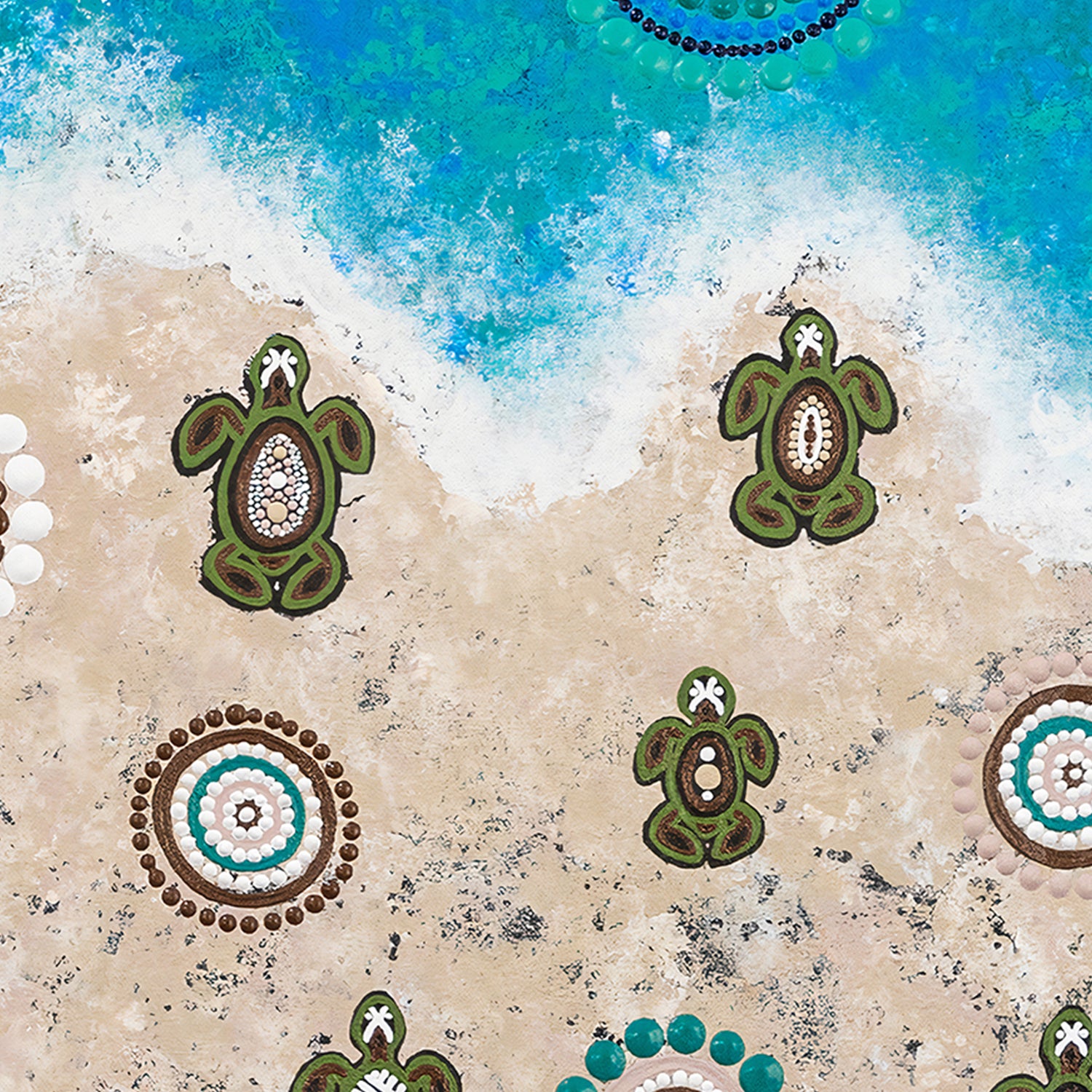 wall-art-print-canvas-poster-framed-Mother Turtle With Her Babies On Lifes Journey Together , By Emma Rigney-9