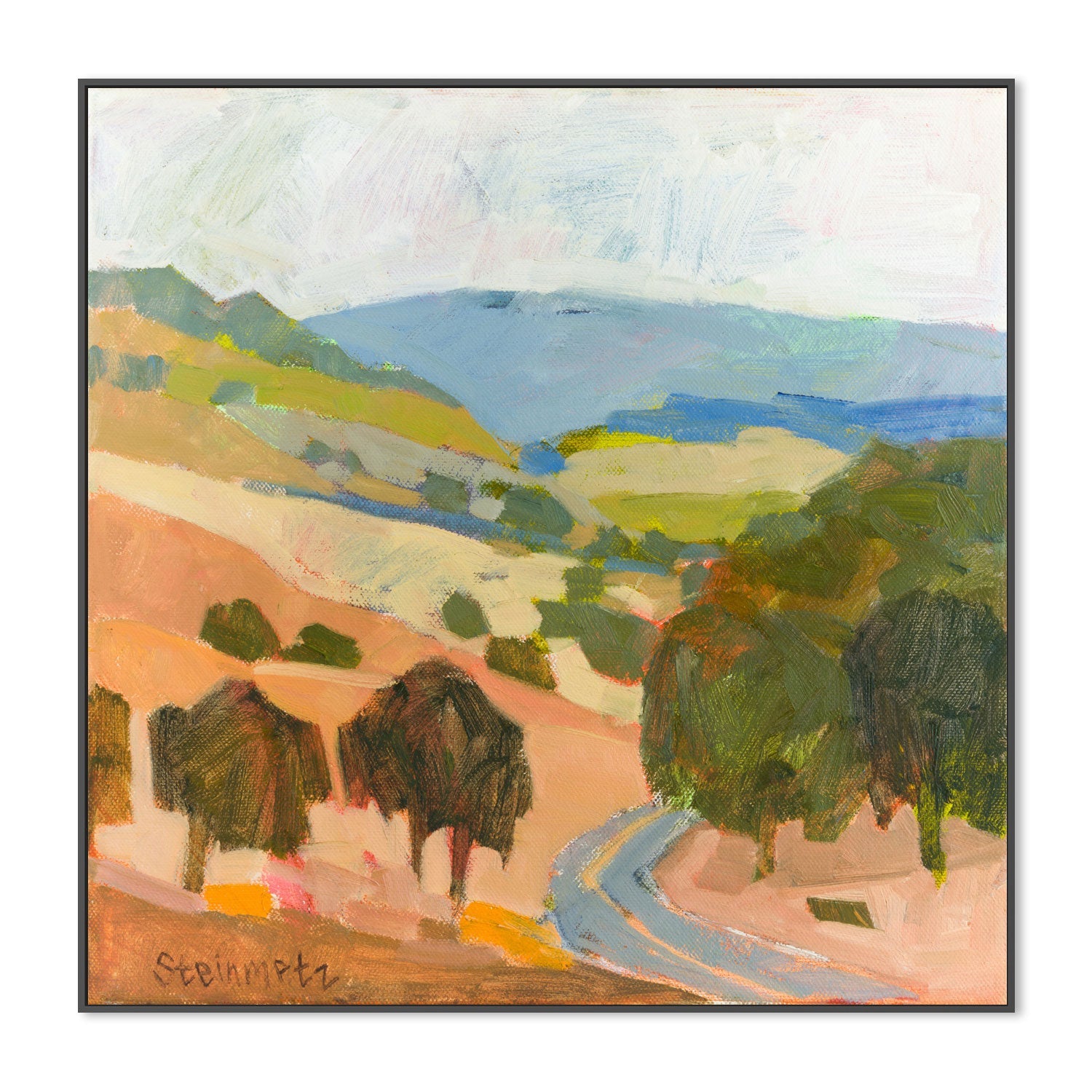 wall-art-print-canvas-poster-framed-Mountain House Road , By Liana Steinmetz-3