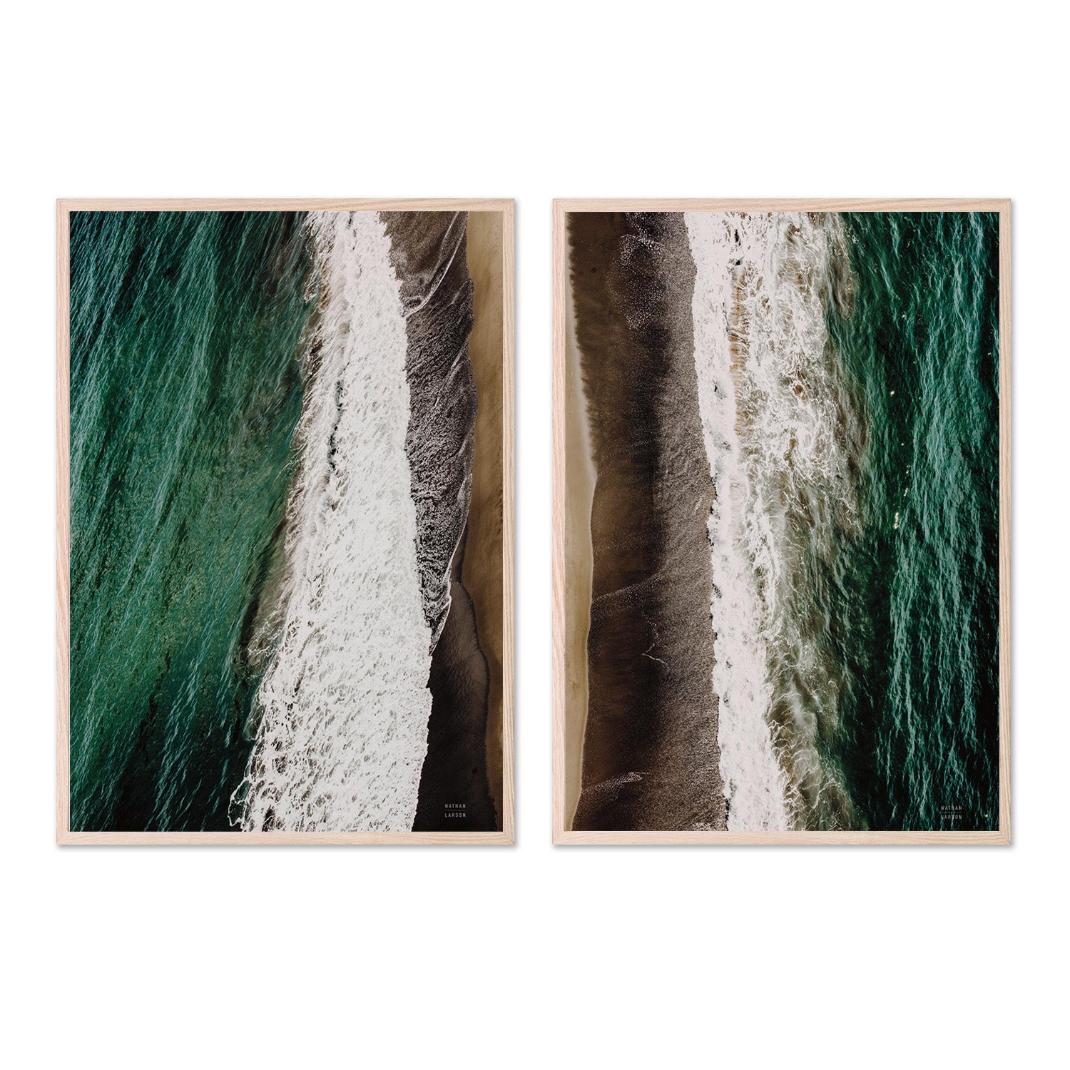 wall-art-print-canvas-poster-framed-Move Gently, Style A & B, Set Of 2-6