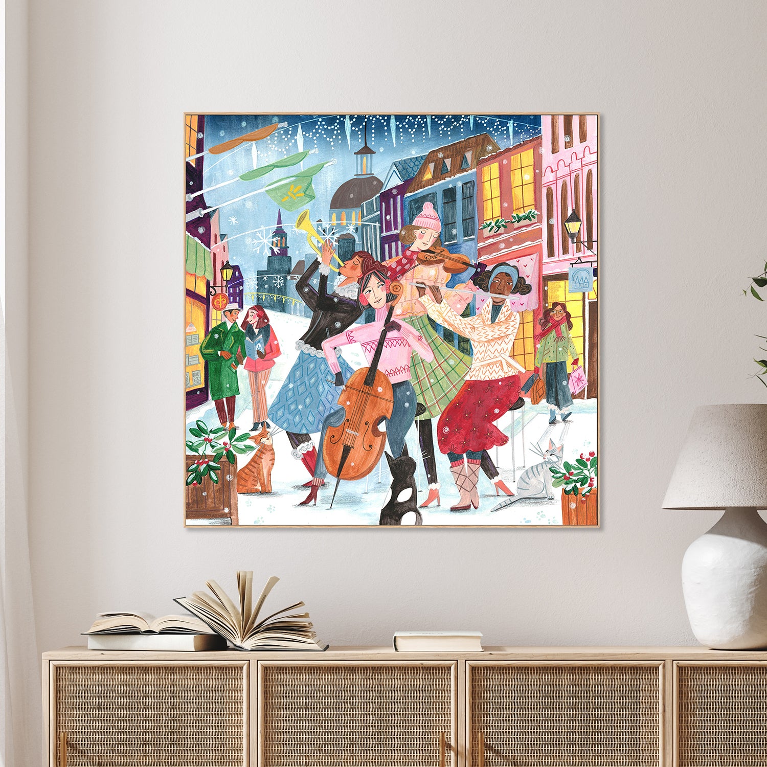 wall-art-print-canvas-poster-framed-Music in Montreal Christmas-7