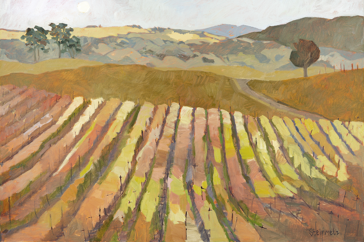 wall-art-print-canvas-poster-framed-Mustard Flowers Under the Moon , By Liana Steinmetz-1