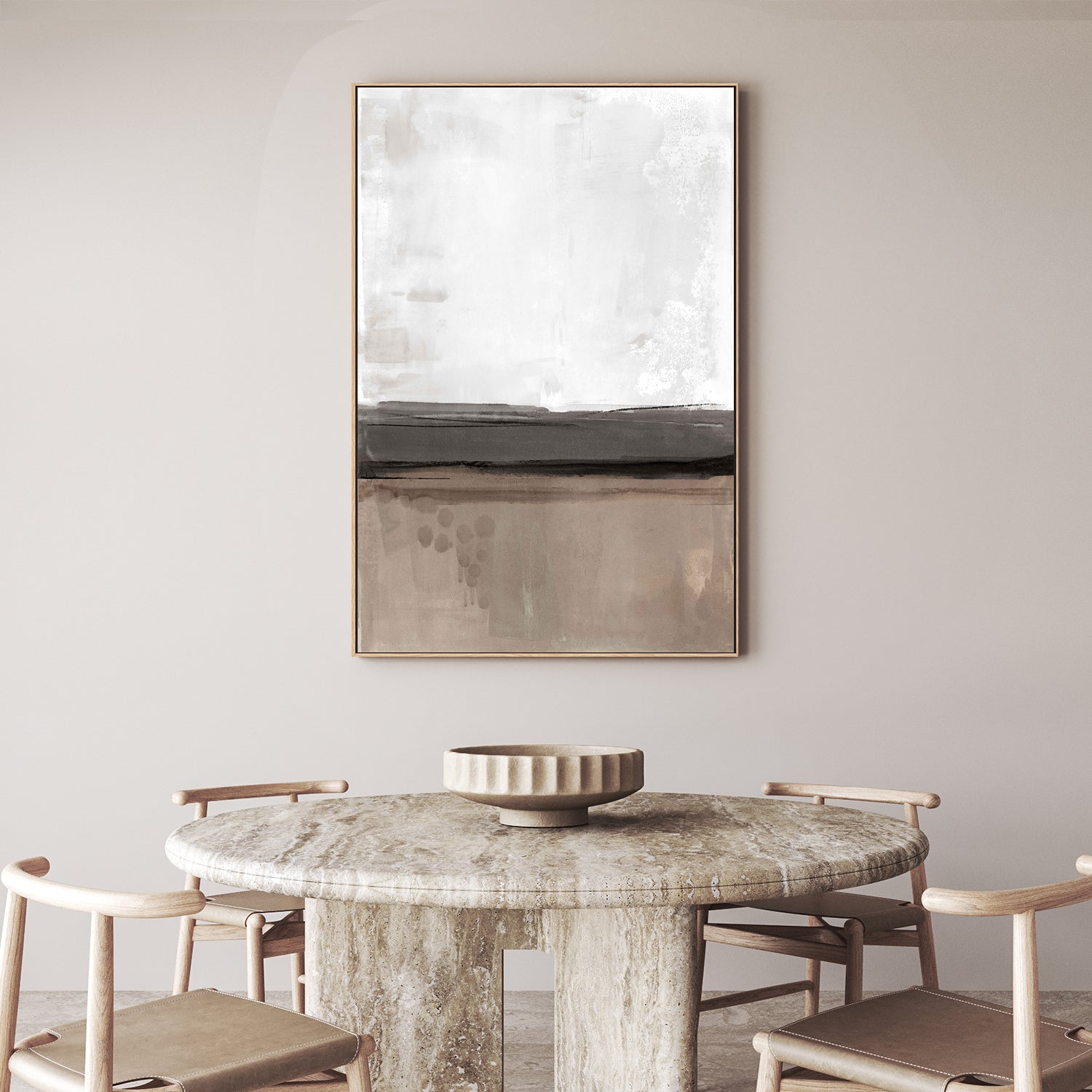 wall-art-print-canvas-poster-framed-Muted Horizon Across Empty Fields-2