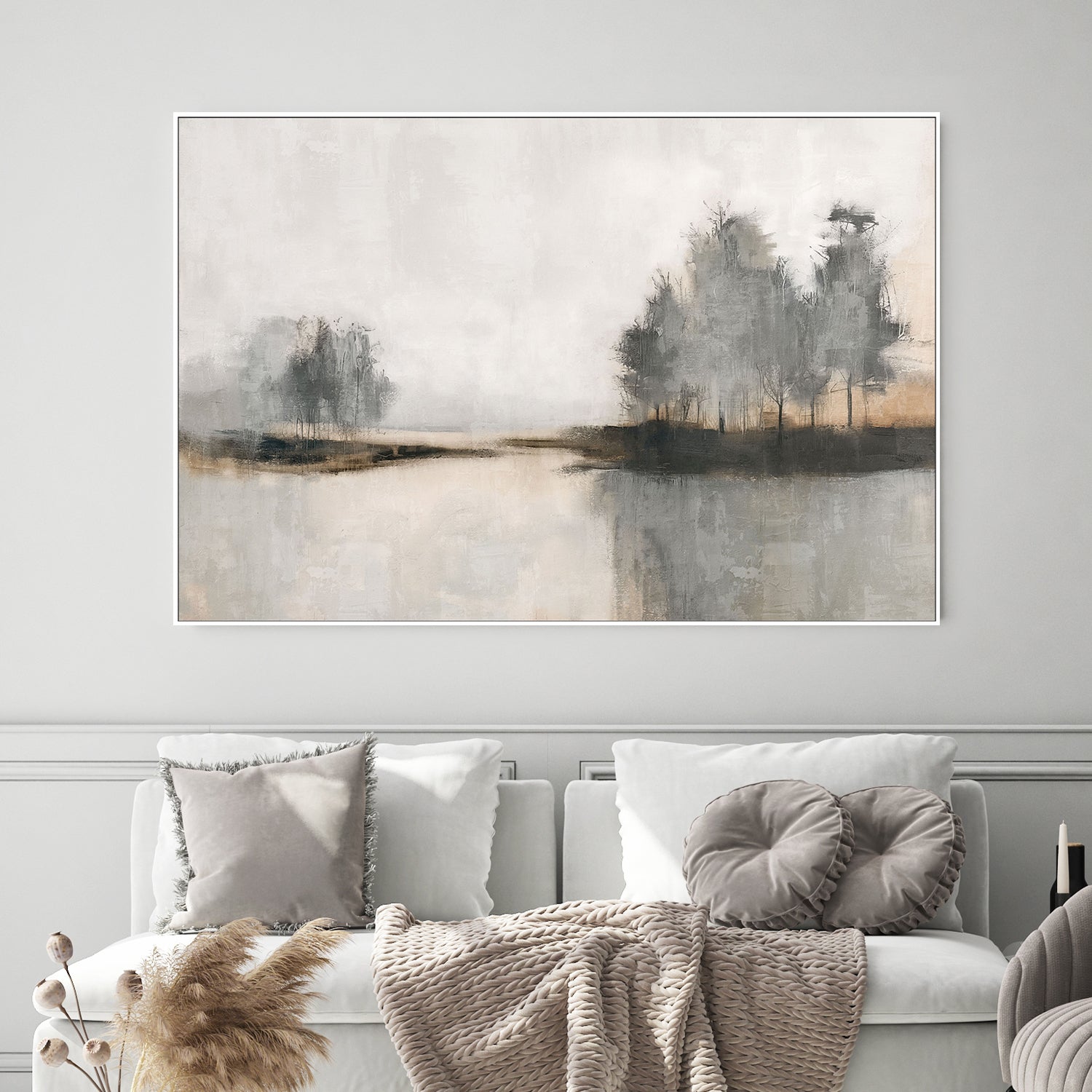 wall-art-print-canvas-poster-framed-Muted Horizons, Style A-2