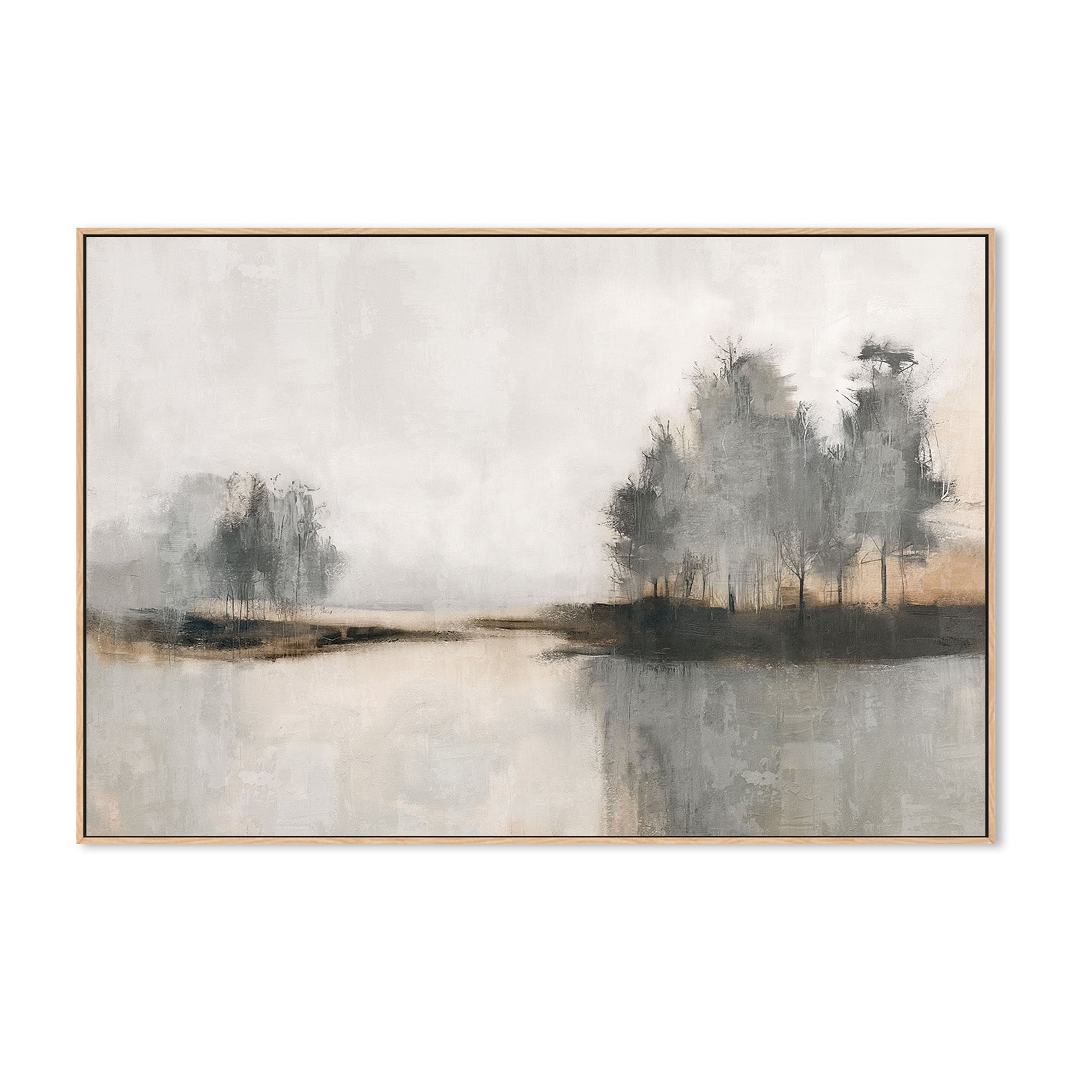 wall-art-print-canvas-poster-framed-Muted Horizons, Style A-4