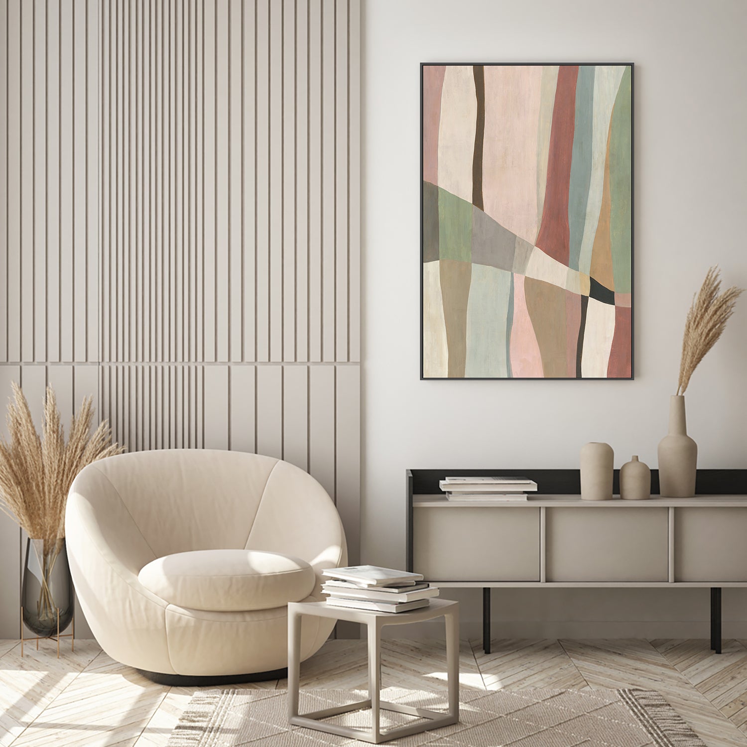 wall-art-print-canvas-poster-framed-Muted Paths of Gentle Interse-7