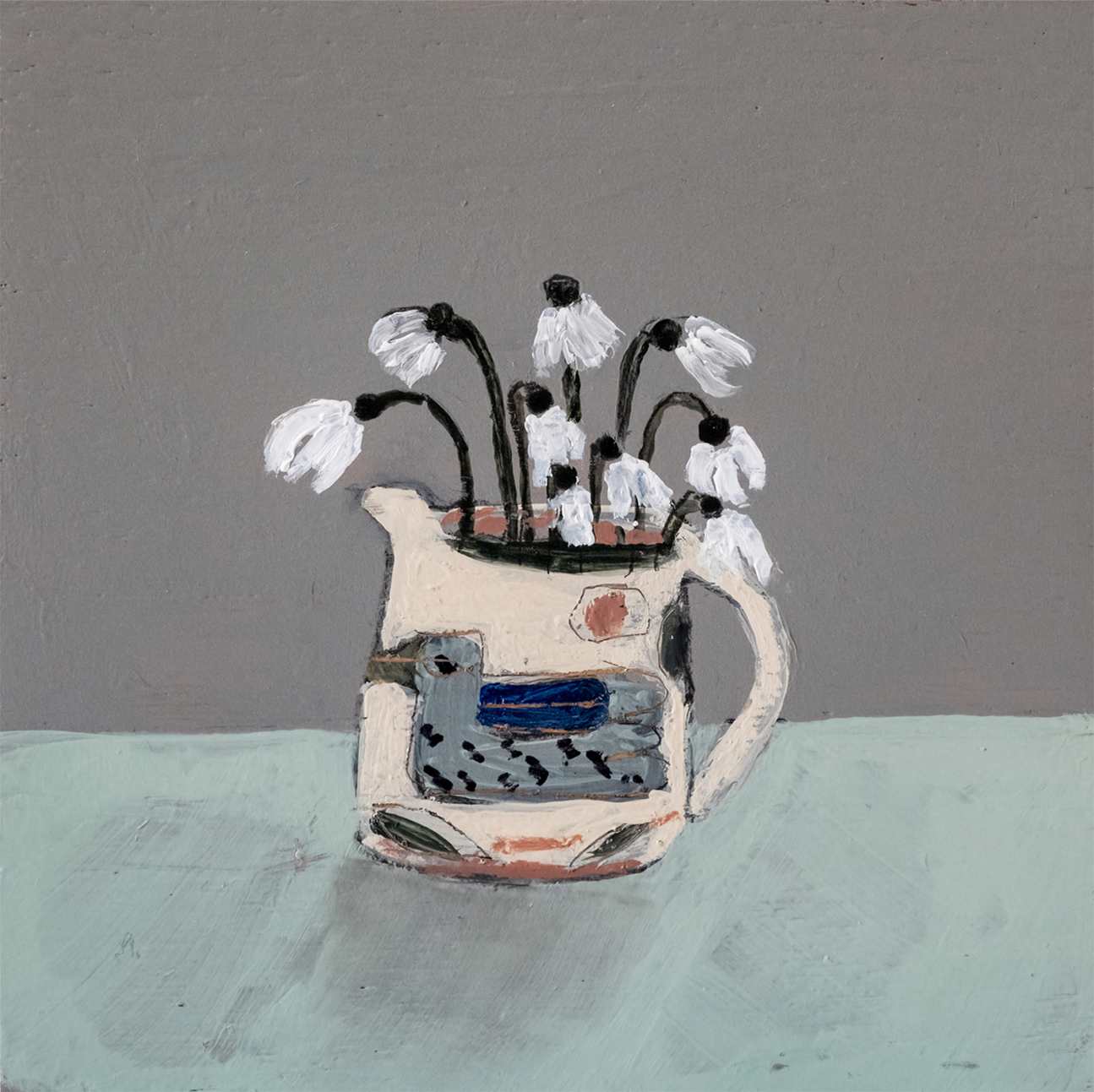 wall-art-print-canvas-poster-framed-My Favourite Vase , By Louise O'hara-1