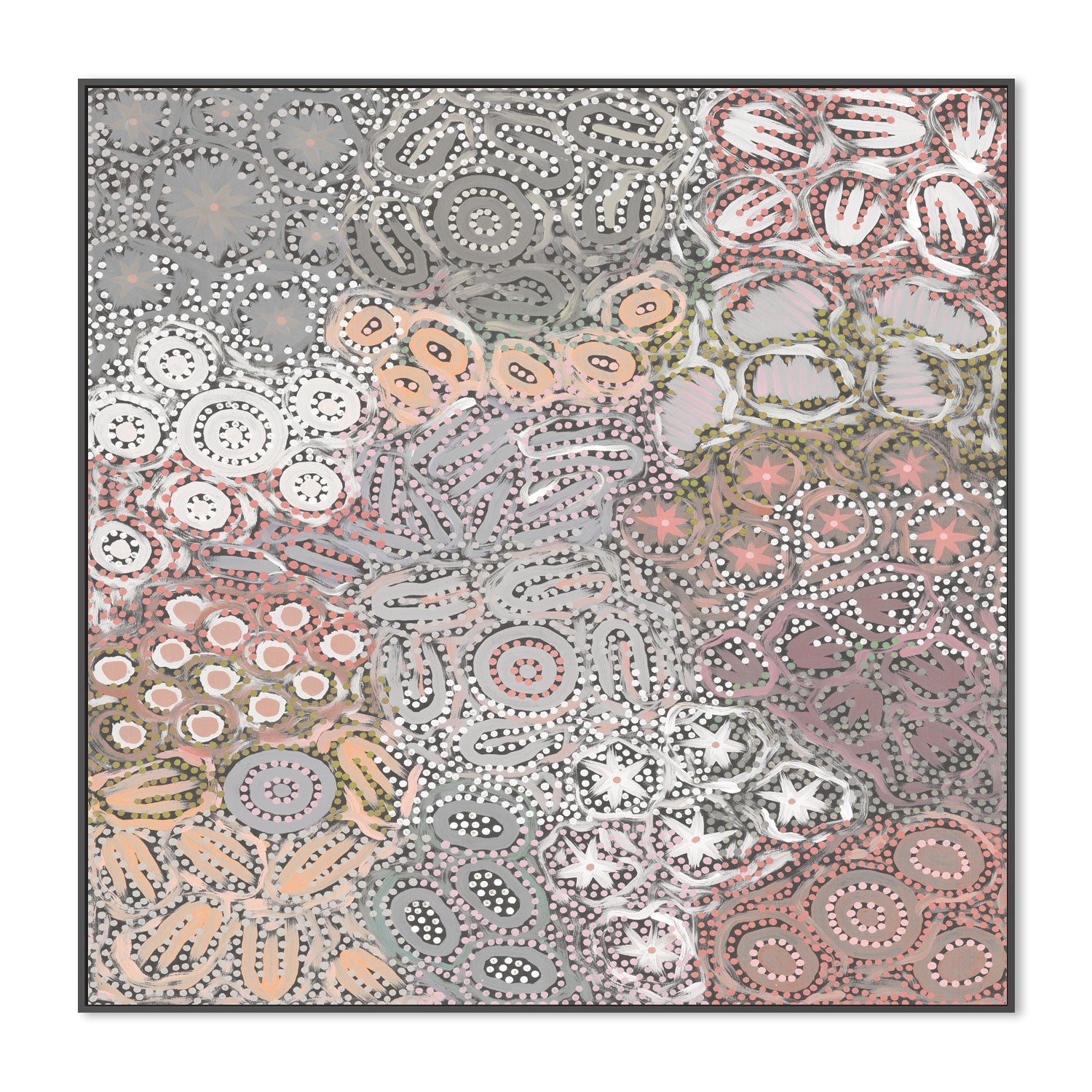 wall-art-print-canvas-poster-framed-My Grandmother’s Country, Pastel Colour , By Azeza Possum-3