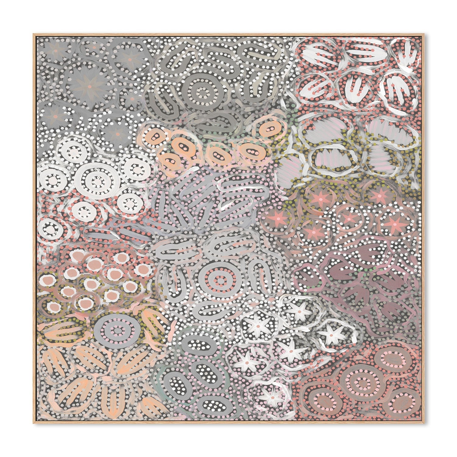 wall-art-print-canvas-poster-framed-My Grandmother’s Country, Pastel Colour , By Azeza Possum-4