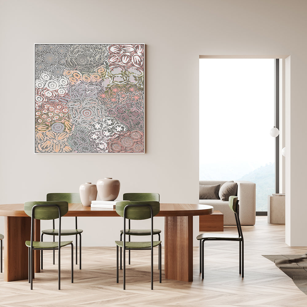 wall-art-print-canvas-poster-framed-My Grandmother’s Country, Pastel Colour , By Azeza Possum-7