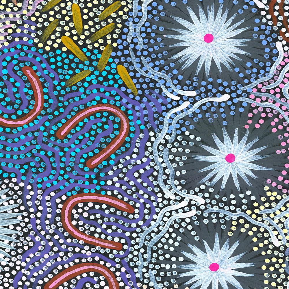 My Grandmother’s Country Style A By Michelle Possum Nungurrayi Aboriginal Painting Print