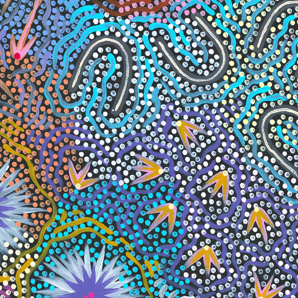 My Grandmother’s Country Style B By Michelle Possum Nungurrayi Aboriginal Painting Print