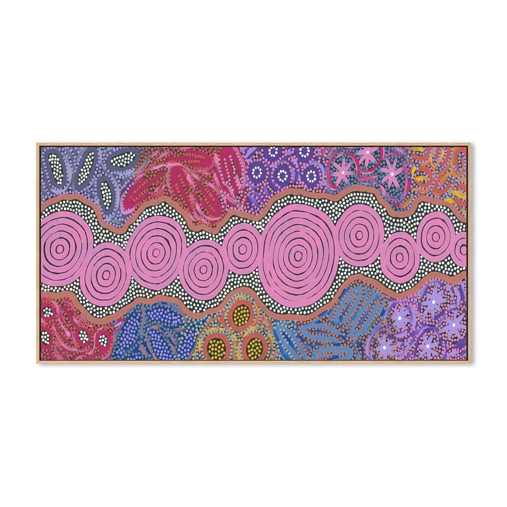 My Grandmothers Country Style D By Michelle Possum Nungurrayi Aboriginal Painting Print