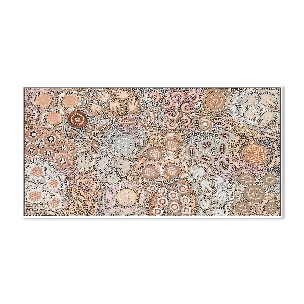wall-art-print-canvas-poster-framed-My Great Great Grandmothers Land, Style A, Mocha Colour , By Azeza Possum-5