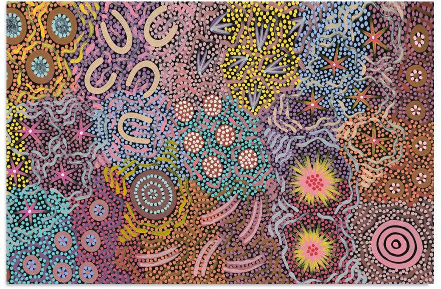 wall-art-print-canvas-poster-framed-My Great Great Grandmothers Land, Style C-by-Azeza Possum-Gioia Wall Art