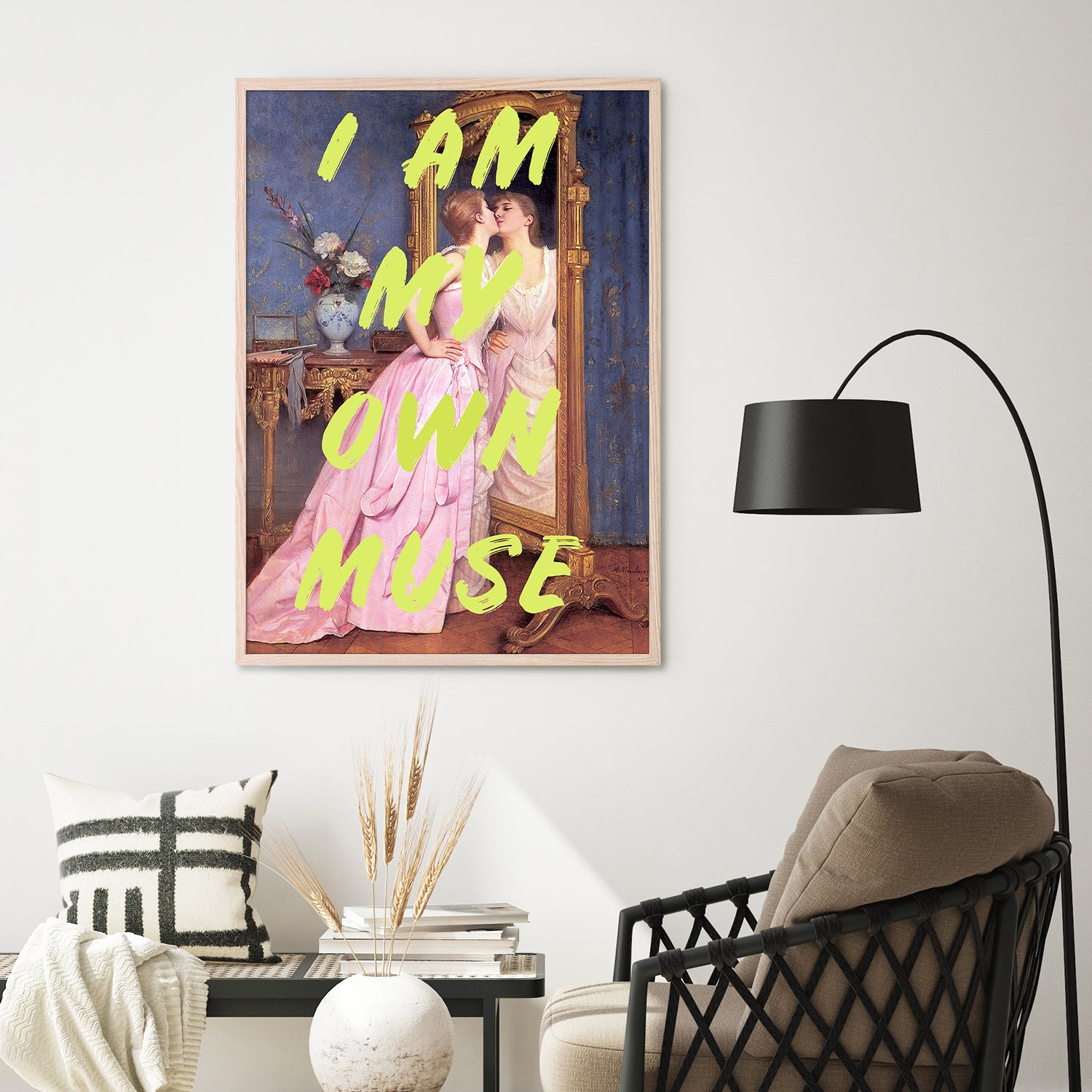 wall-art-print-canvas-poster-framed-My own muse-9