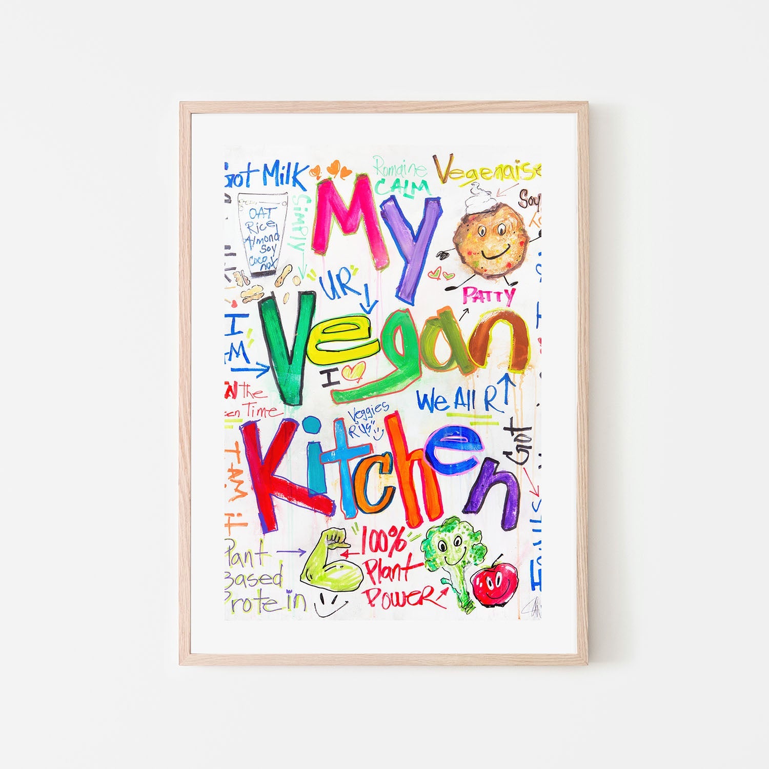 wall-art-print-canvas-poster-framed-My Vegan Kitchen , By Filippoloco-6