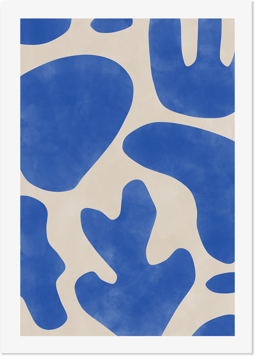 wall-art-print-canvas-poster-framed-Mystic Cobalt , By Elena Ristova-GIOIA-WALL-ART