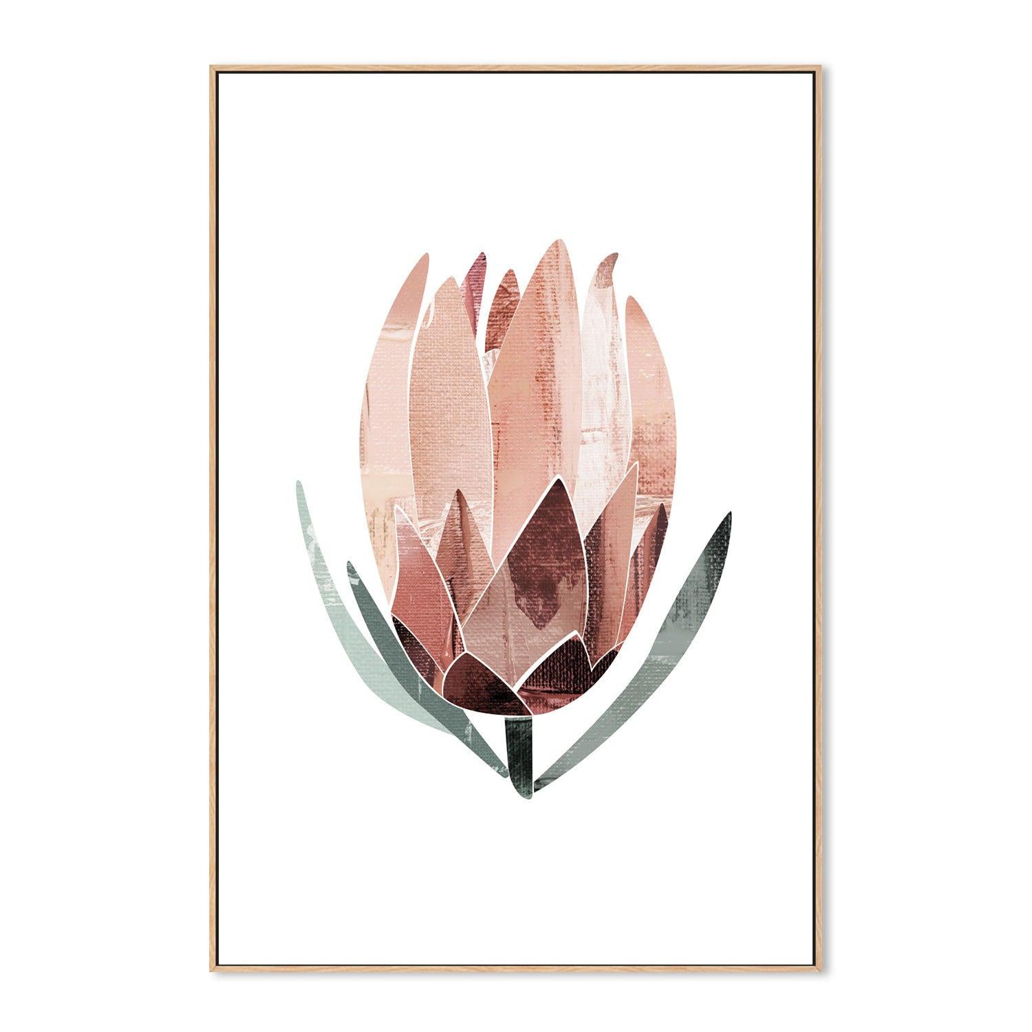 wall-art-print-canvas-poster-framed-Native Protea-by-Dear Musketeer Studio-Gioia Wall Art