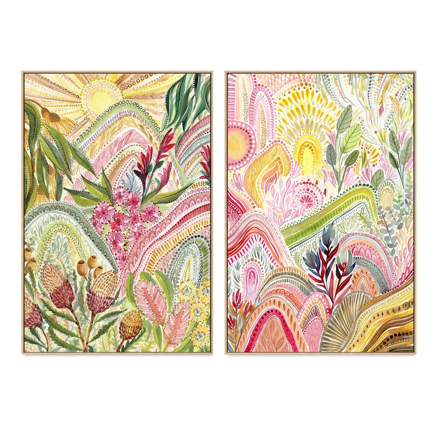 Native Rainbow, Style A & B, Set of 2