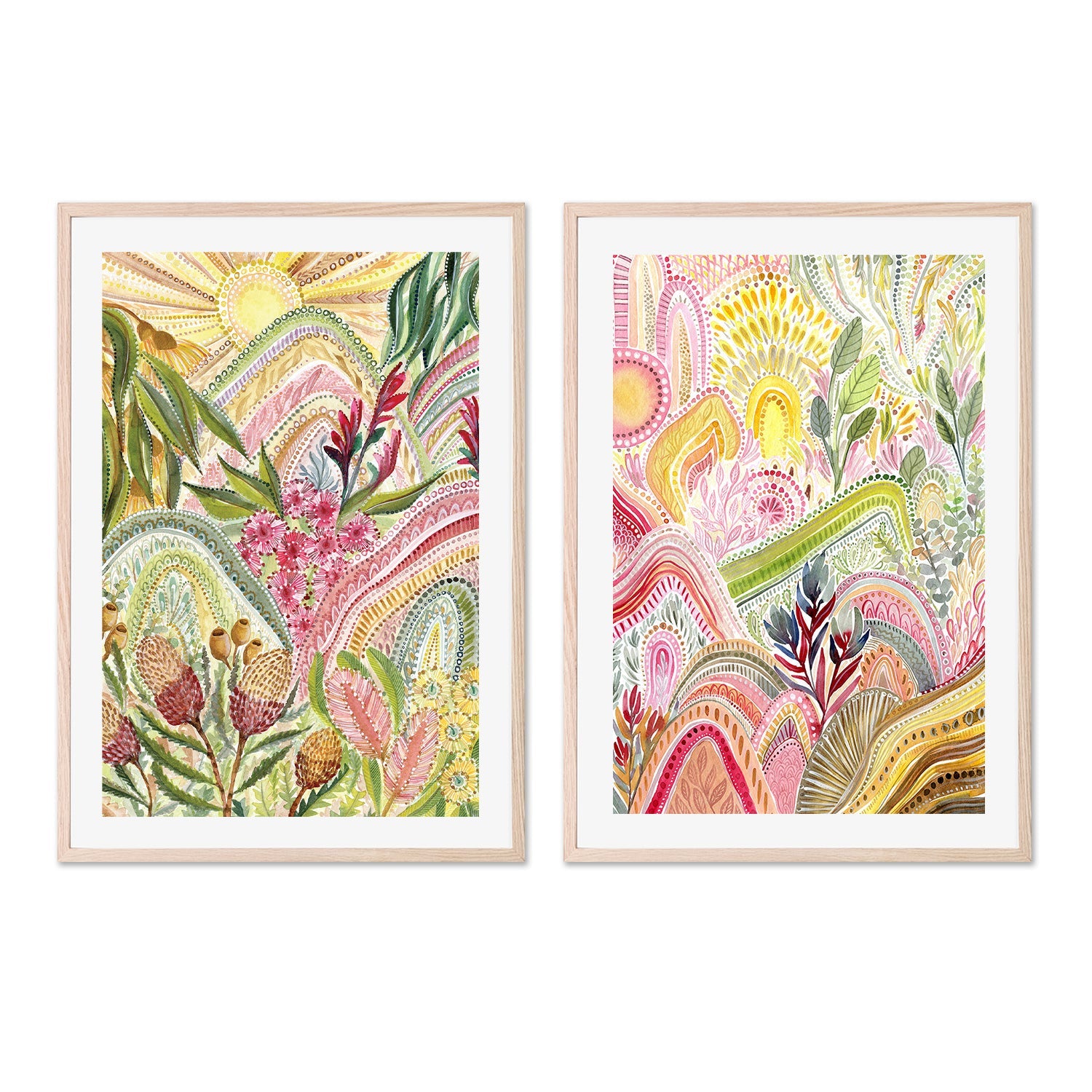 Native Rainbow, Style A & B, Set of 2