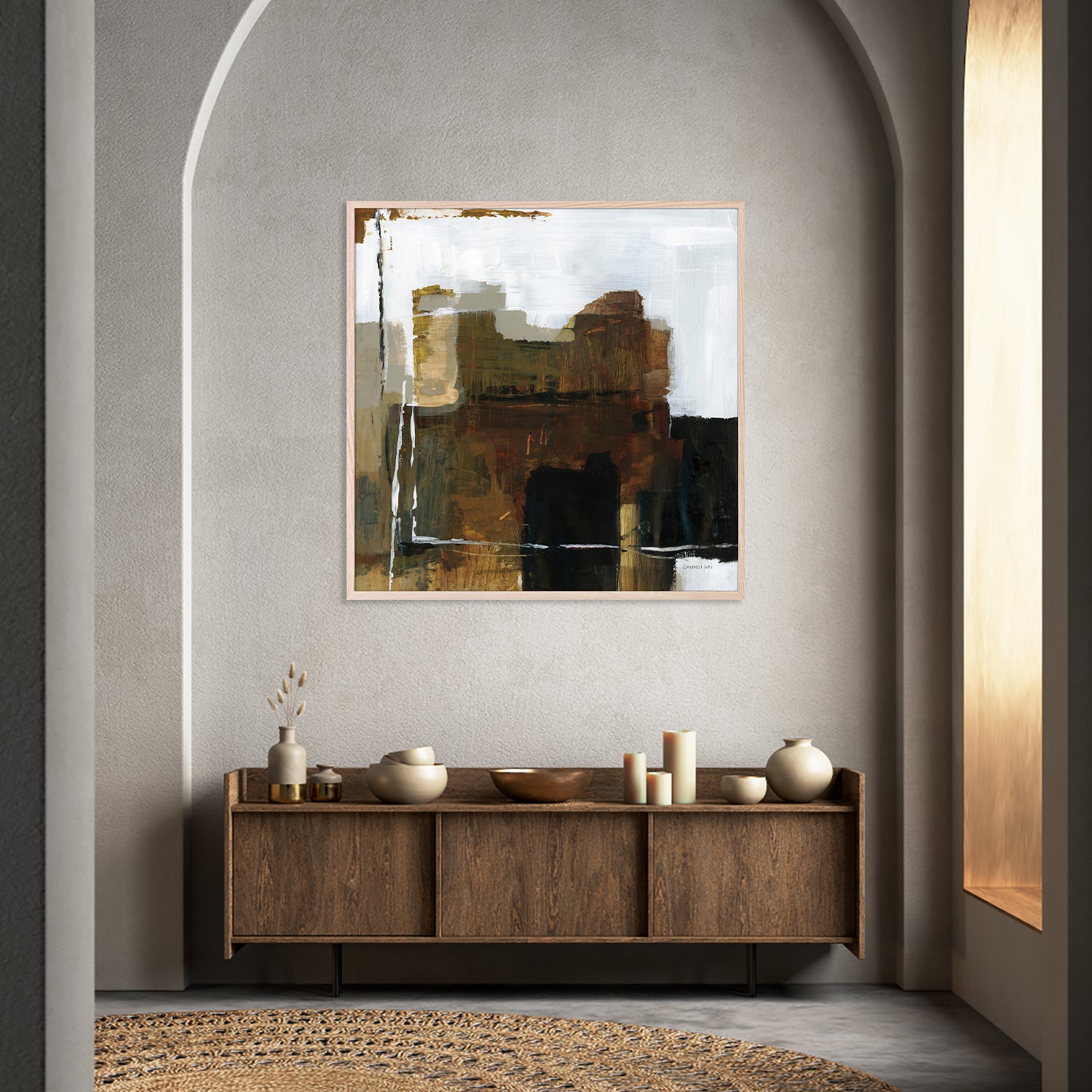wall-art-print-canvas-poster-framed-Natural Abstract , Style A-8