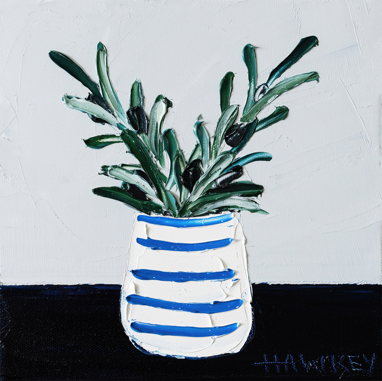 wall-art-print-canvas-poster-framed-Navy Olive , By Angela Hawkey-1
