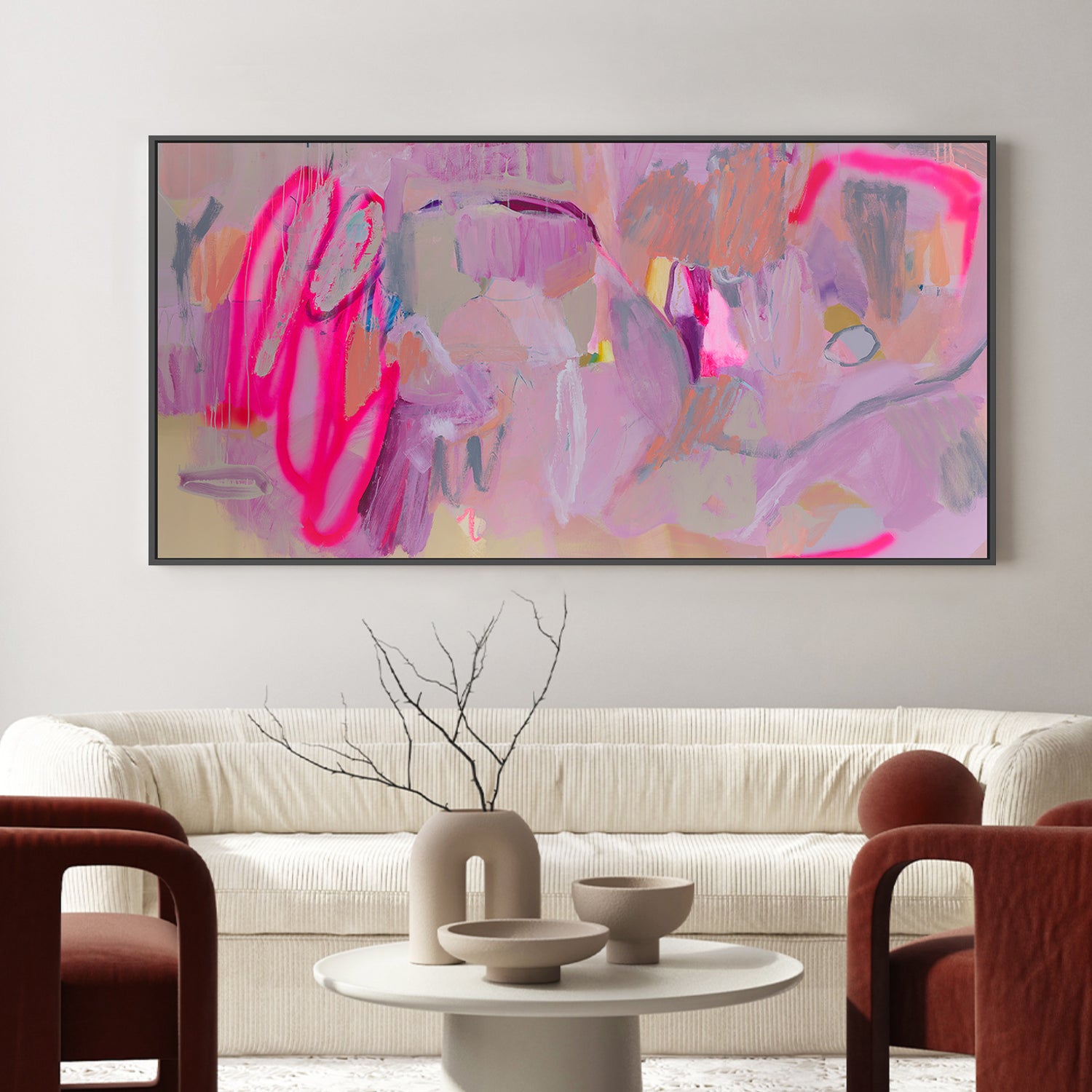 wall-art-print-canvas-poster-framed-Neon Reverie-2