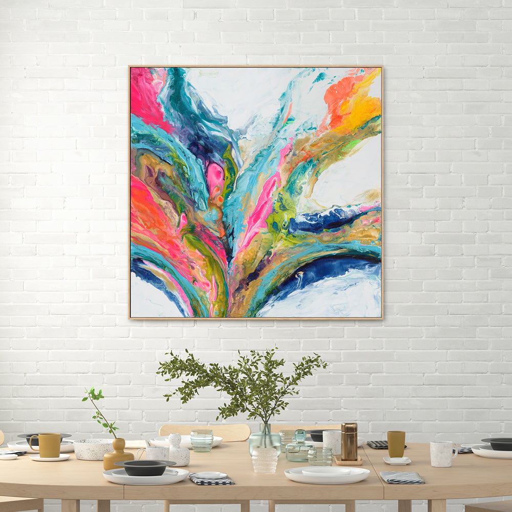 wall-art-print-canvas-poster-framed-Neon Vibe , By Blakely Bering-2