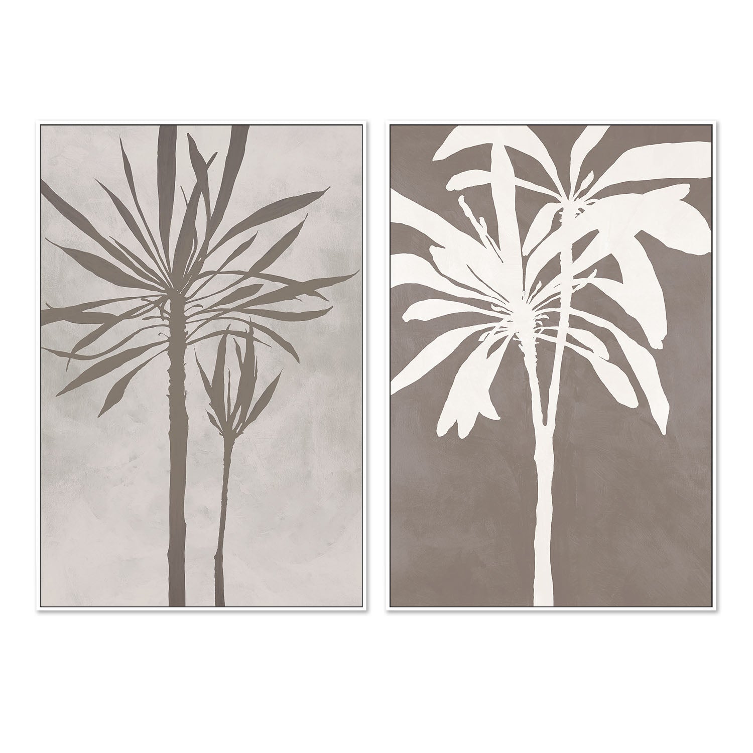 wall-art-print-canvas-poster-framed-Neutral Tree, Style A & B, Set Of 2 , By Filippoloco-5