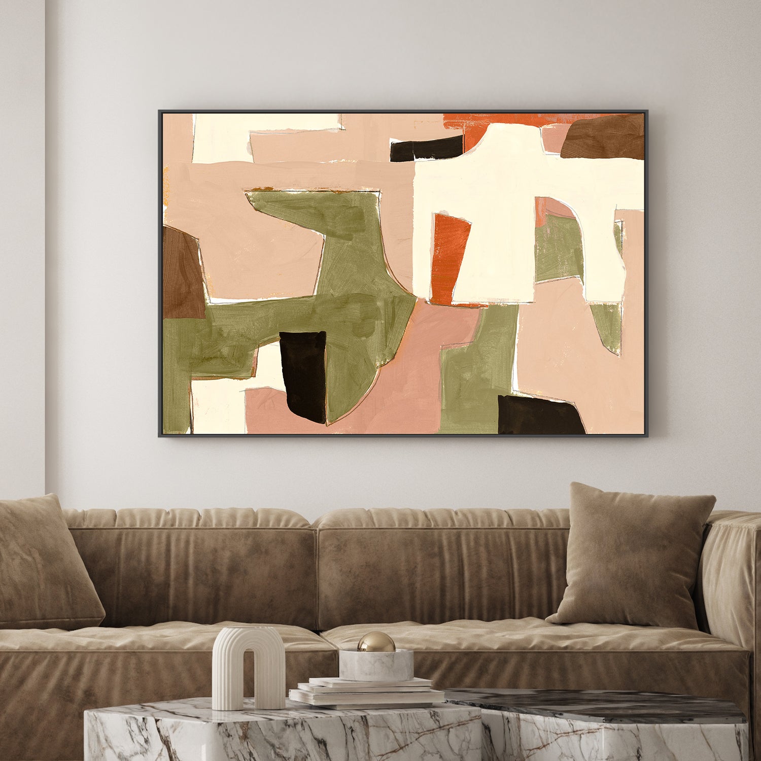 wall-art-print-canvas-poster-framed-New Jigsaw, Style B , By Cartissi-2