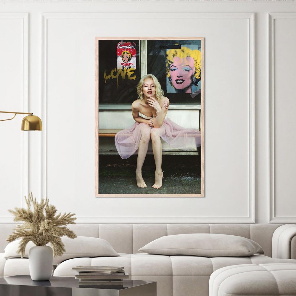 wall-art-print-canvas-poster-framed-New Marilyn-7