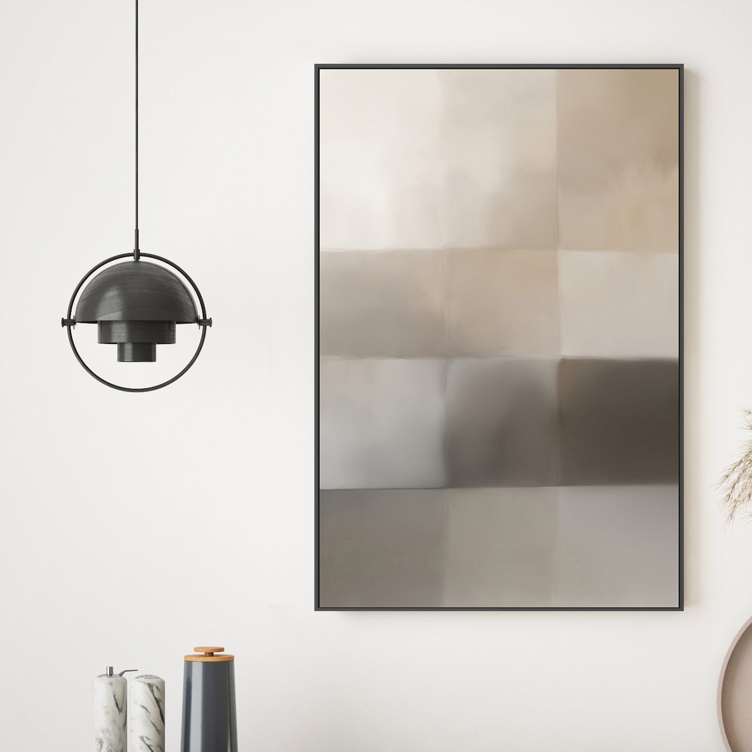 wall-art-print-canvas-poster-framed-Next Time, Neutral Abstract, Style B , By Karine Tonial Grimm-2