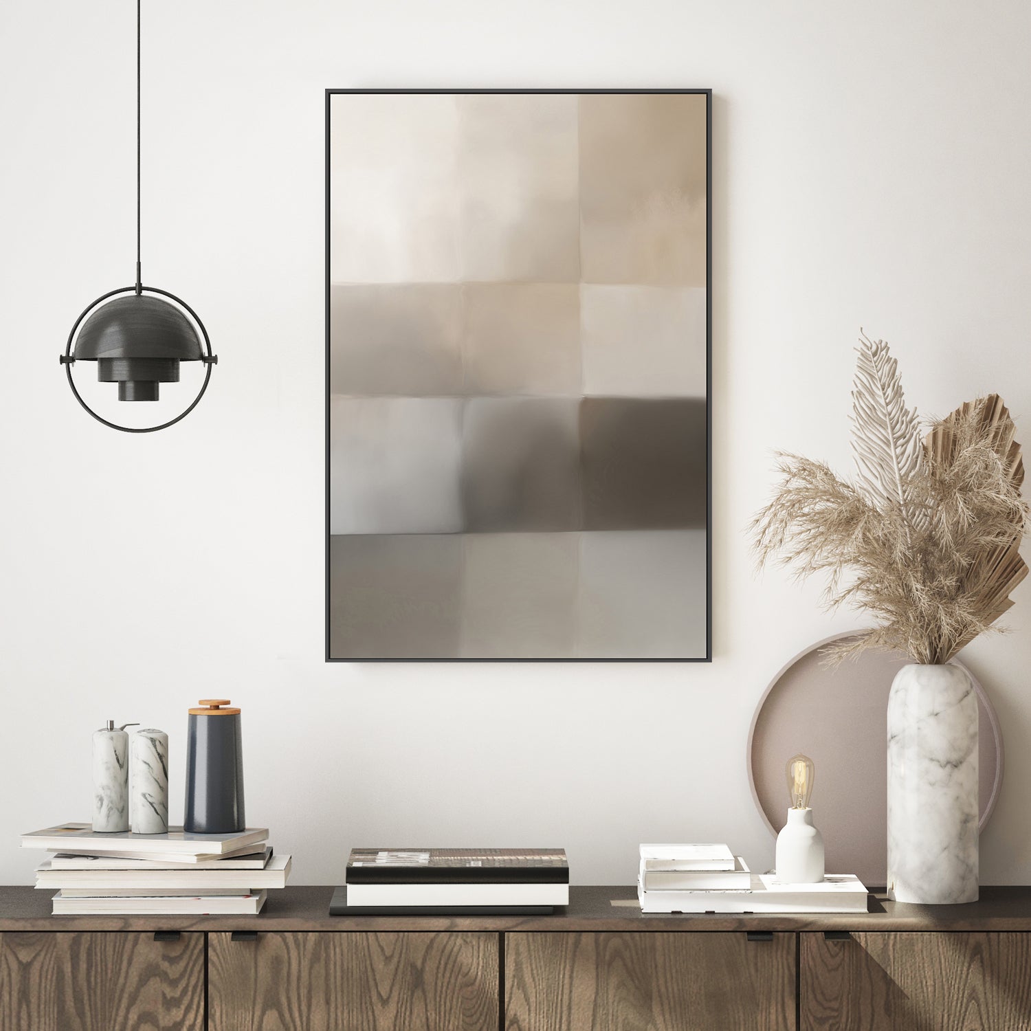 wall-art-print-canvas-poster-framed-Next Time, Neutral Abstract, Style B , By Karine Tonial Grimm-7