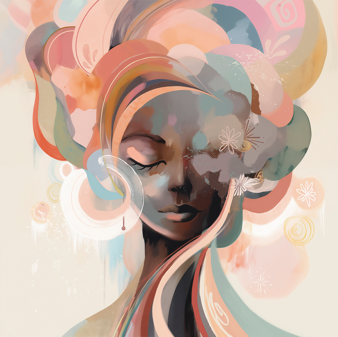 wall-art-print-canvas-poster-framed-Nyla Blossom , By Bella Eve-1