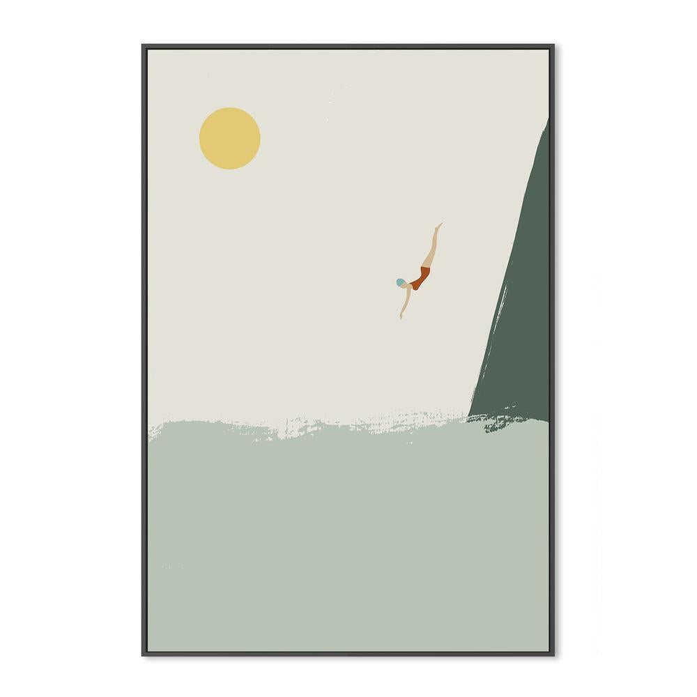 wall-art-print-canvas-poster-framed-Ocean Cliff Dive-3