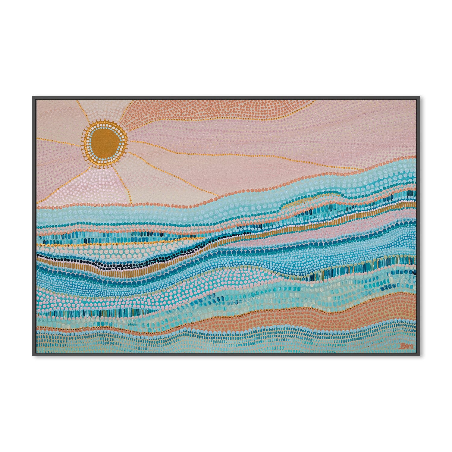 wall-art-print-canvas-poster-framed-Ocean Dreaming, Style B-3