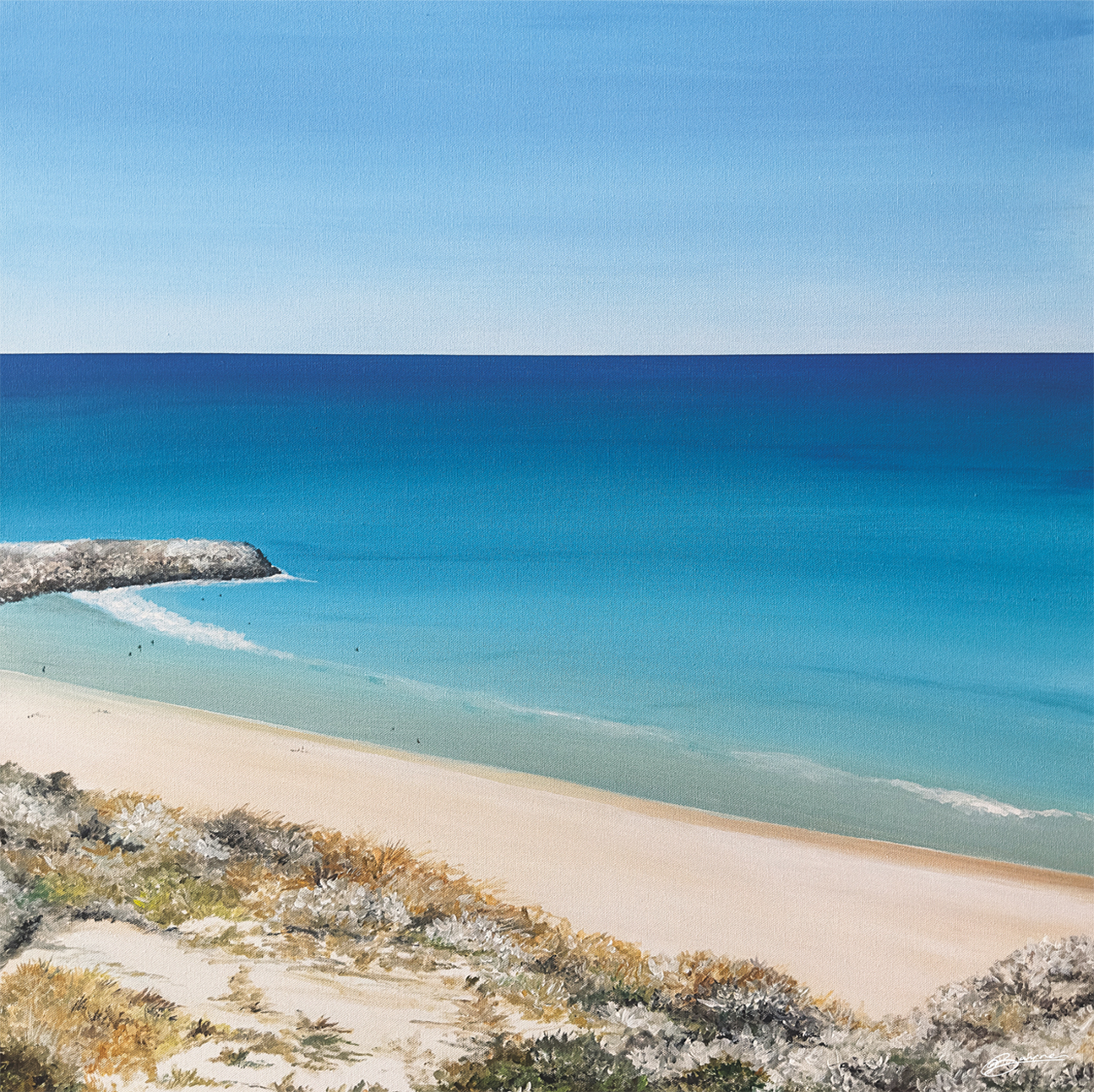 wall-art-print-canvas-poster-framed-Ocean Tranquility , By Joanne Barnes-1