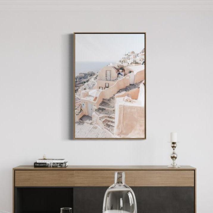 wall-art-print-canvas-poster-framed-Oia Santorini Views-by-Gioia Wall Art-Gioia Wall Art
