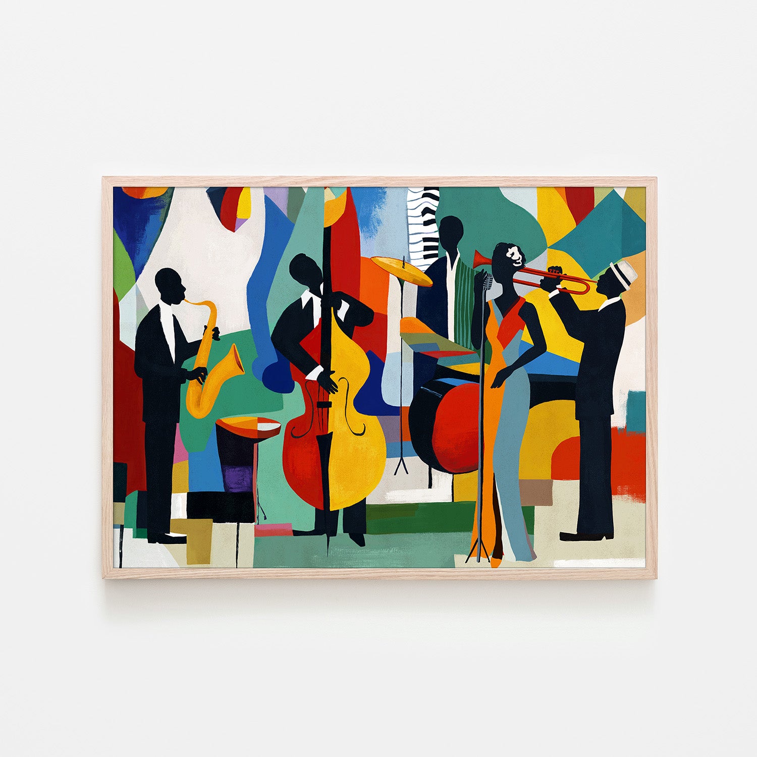 wall-art-print-canvas-poster-framed-Old Time Jazz-6