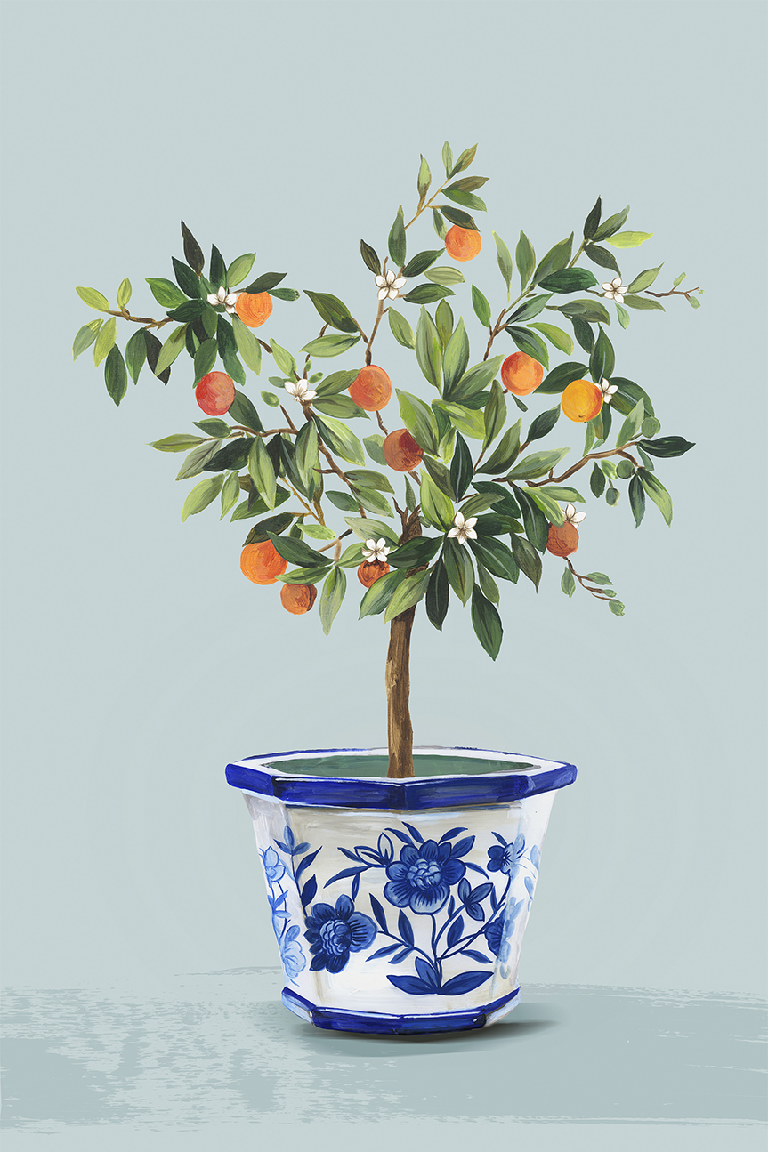 wall-art-print-canvas-poster-framed-Olive Tree, Style B , By Asia Jensen-1