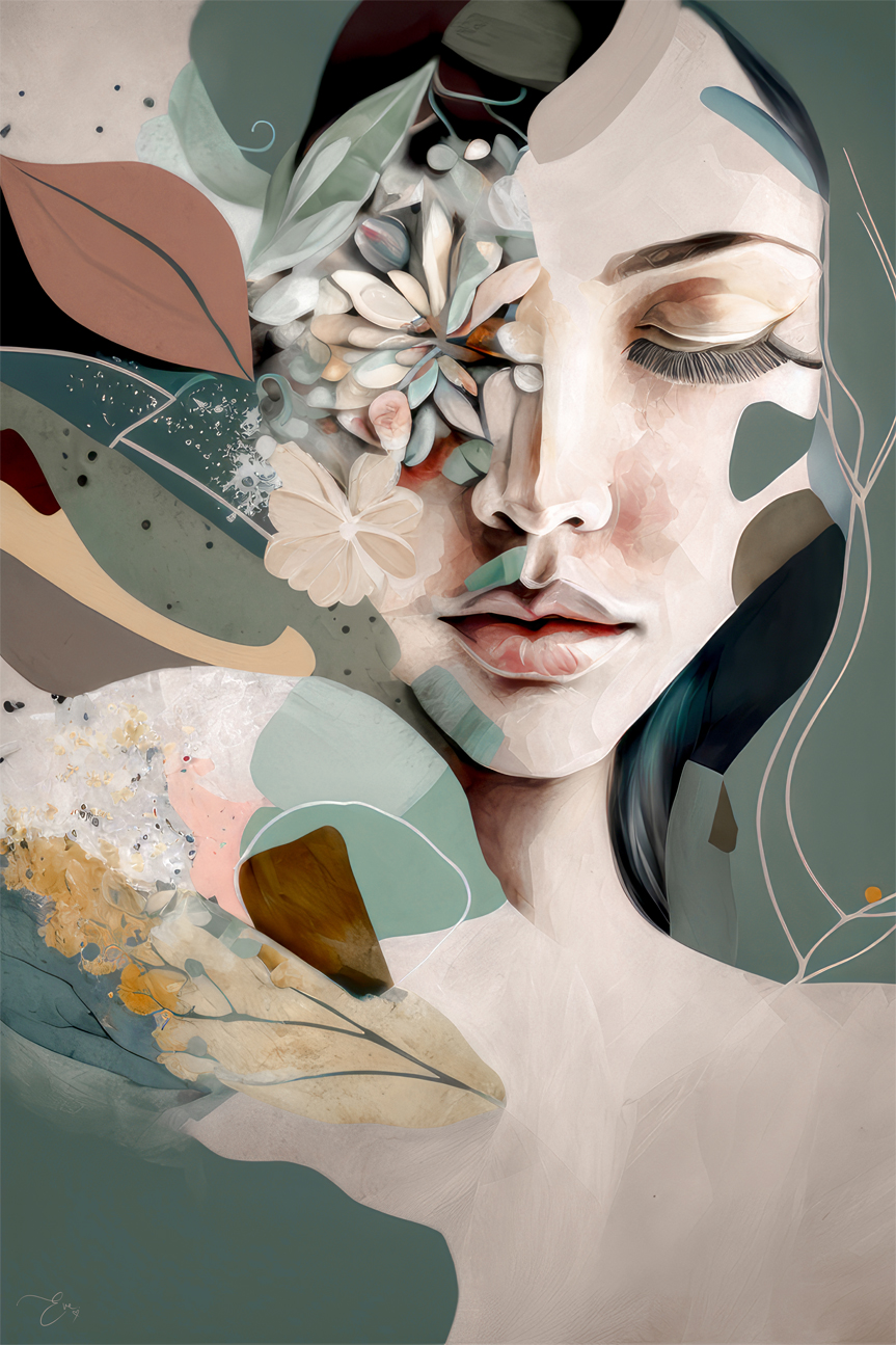 wall-art-print-canvas-poster-framed-Olivia , By Bella Eve-1